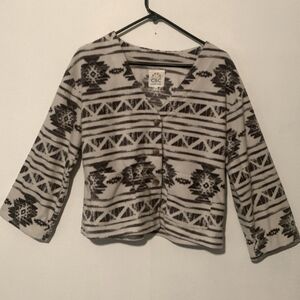 C&C California Women’s Button Down Short Jacket /Top